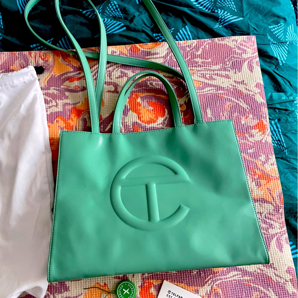 Telfar Medium Shopper - Sage Green